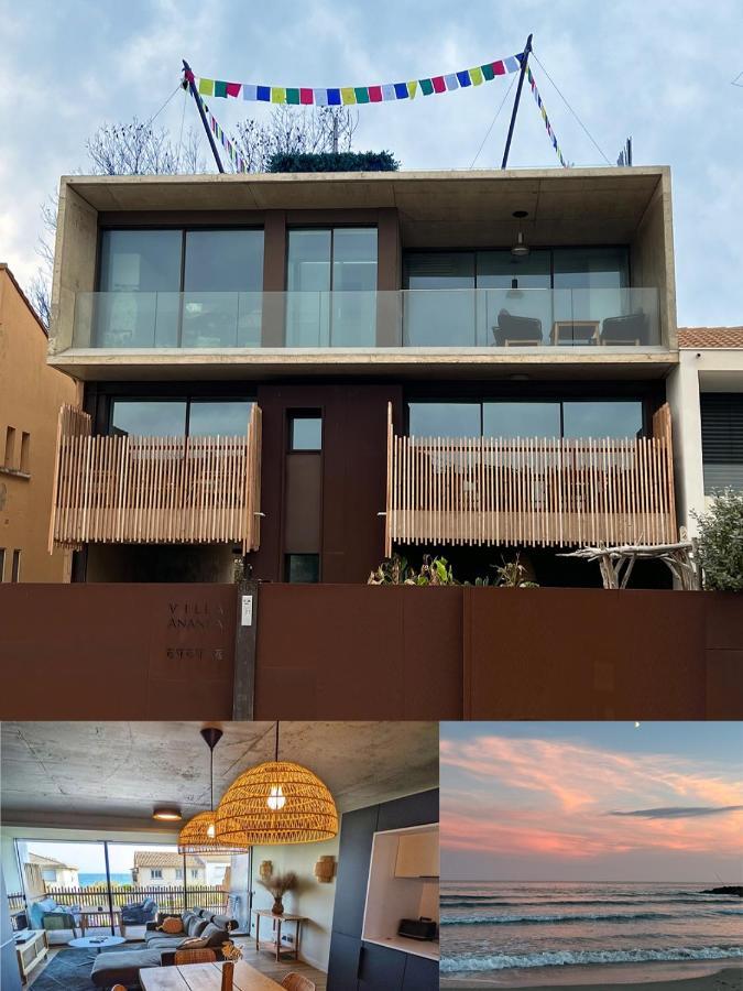 Villa Ananda - Gaia - Harmonie Avec Vue Mer Et Etangs การ์นง-ปลาจ ภายนอก รูปภาพ